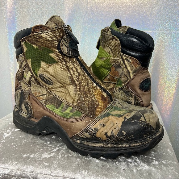 Danner boots camouflage green tree realistic camo hunting fishing outdoors hike main image 7